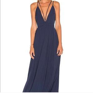 Revolve Navy Blue Maxi